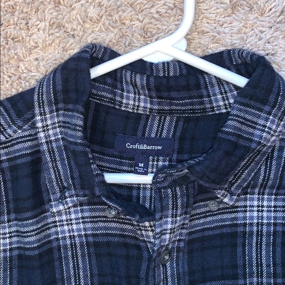Long sleeve Croft & Barrow flannel shirt - Picture 2 of 2